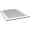 Ekena Millwork Arch Top Surface Mount PVC Gable Vent: Functional, w/ 3-1/2"W x 1"P Standard Frame, 32"W x 42"H GVPAR32X4201SF - alternate 2